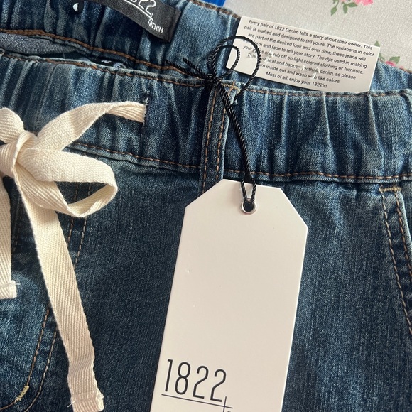 1822 Denim Blue Drawstring Jeans - Picture 13 of 13